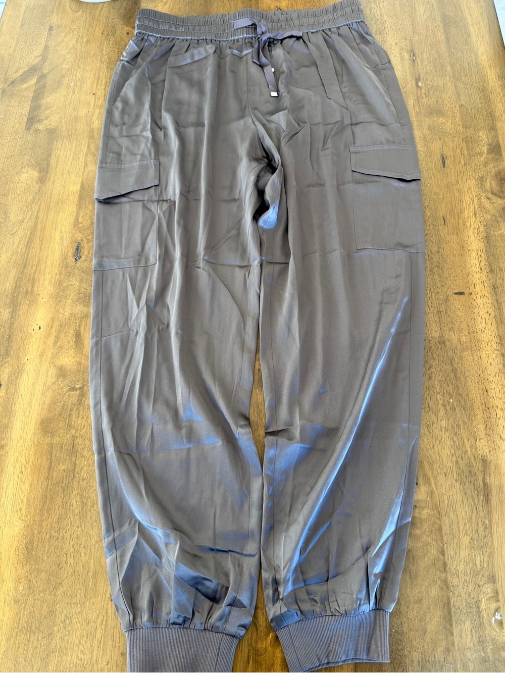 Cami NYC silk Cargo Jogger Pants